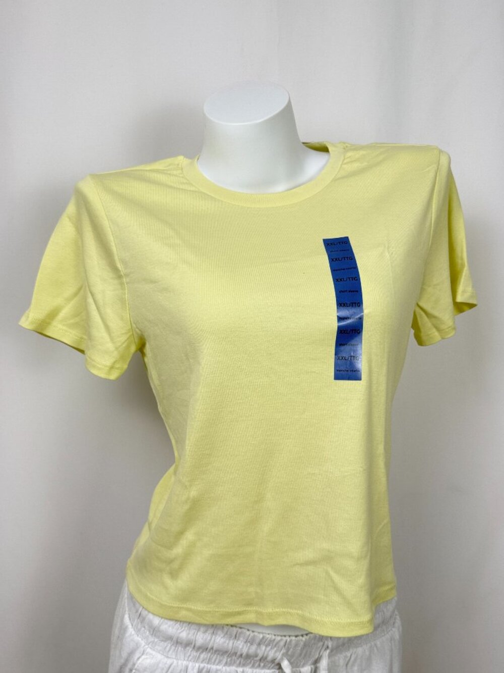 🔥4 for $20🔥 No Boundaries Women XXL Baby Tee Fitted T-Shirt Yellow